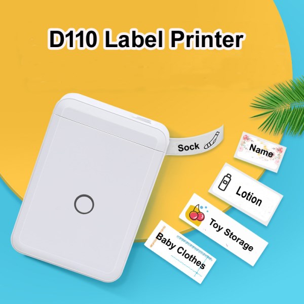 Nuevo Termica D110 Para Etiquetas, Dispositivo De Impresion Portatil Con Bluetooth, Para Etiquetas De Bolsillo, Para Android, Iphone, Oficina Y Casa