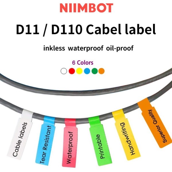 Nuevo De Etiqueta Termica, Etiqueta De La Serie Nimbot D11D110, D11D110, Descripcion Del Producto