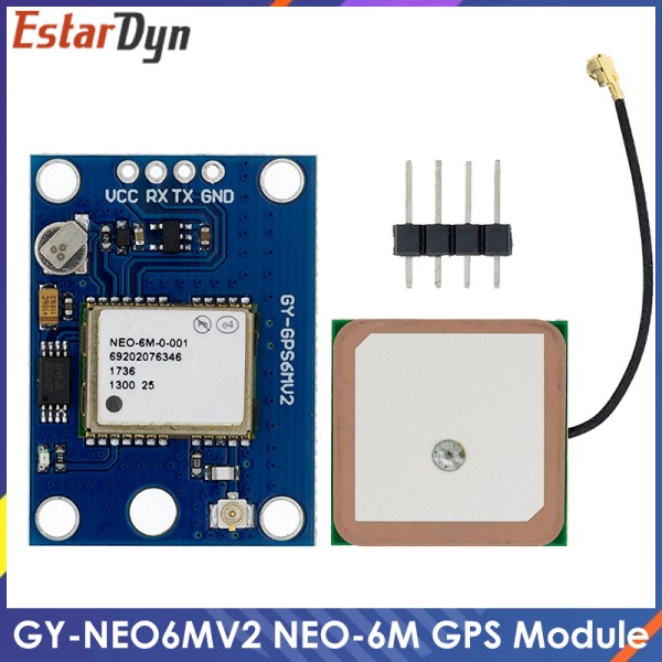 Nuevo GPS De GY-NEO6MV2 NEO6MV2, Con Control De Vuelo EEPROM MWC APM2.5, Antena Grande Para Arduino, Nuevo, NEO-6M