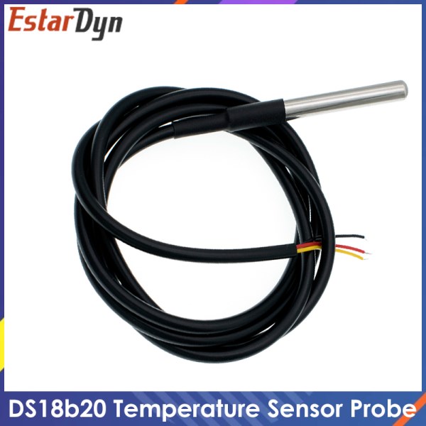 Nuevo De Acero Inoxidable DS1820, Sonda De Temperatura Impermeable DS18B20, Sensor De Temperatura 18B20 Para Arduino
