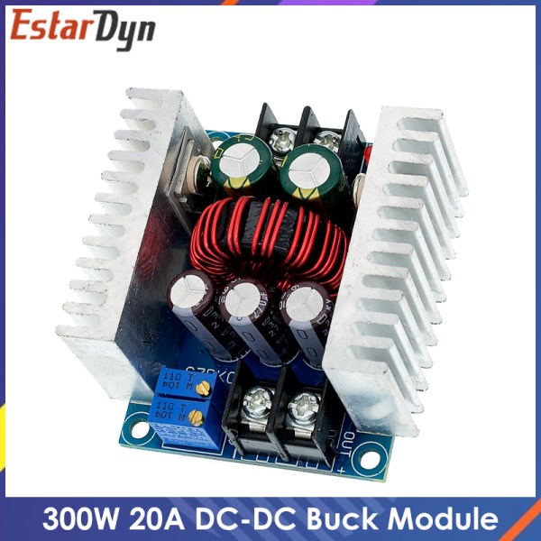 Nuevo Buck De DC-DC De 300W Y 20A, Modulo Reductor De Corriente Constante, LED, Condensador Electrolitico