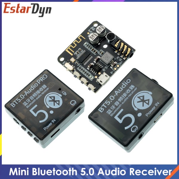 Nuevo Placa Decodificadora Bluetooth 5,0, Receptor De Audio BT5.0 PRO, Reproductor MP3 Sin Perdidas, Modulo Amplificador De Musica Estereo Inalambrico Con Funda