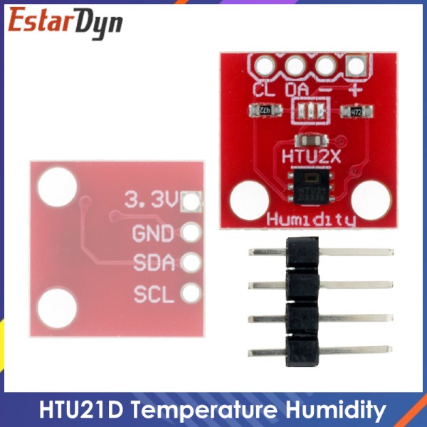 Nuevo De Temperatura Y Humedad GY-213V-HTU21D HTU21D I2C, Reemplazo Del Modulo SHT21 SI7021 HDC1080