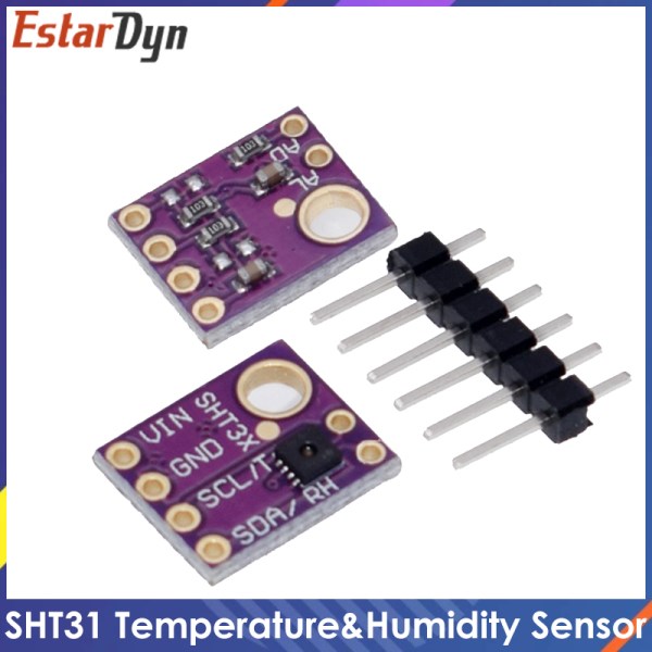 Nuevo De Sensor De Humedad Y SHT31-D De Temperatura SHT31, Microcontrolador IIC I2C, Rotura Del Tiempo, Compatible Con Arduino, 3V Y 5V
