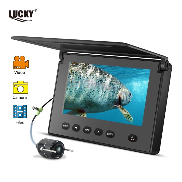 Nuevo De Pesca Subacuatica, Videocamara De Vision Nocturna Para Pesca En Hielo, Monitor LCD De 4,3 Pulgadas, Video Deportivo Bajo El Agua