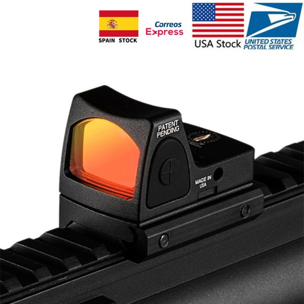Nuevo Reflex Mini RMR, Punto Rojo, Colimador, Glock, Para Rifle, Voor, Airsoft, Pistola De Caza